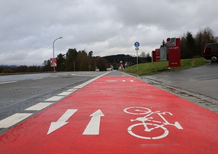 Cyklostezka u Nemanic byla propojena s německou stranou