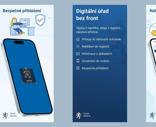 Mobilní aplikace Portál občana