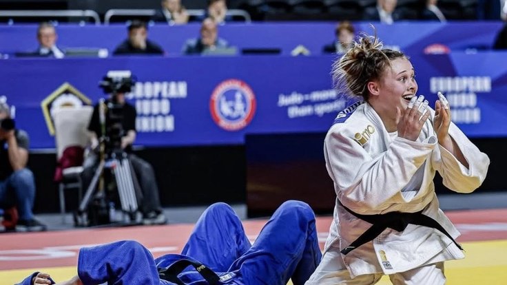 Julie Zárybnická slaví evropský titul do 23 let.