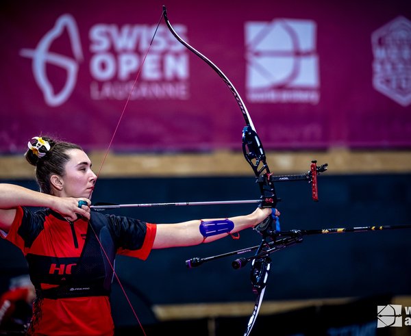 Marie Horáčková na týden starém turnaji ve Švýcarsku.