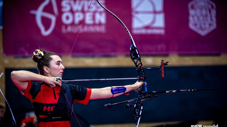 Marie Horáčková na týden starém turnaji ve Švýcarsku.