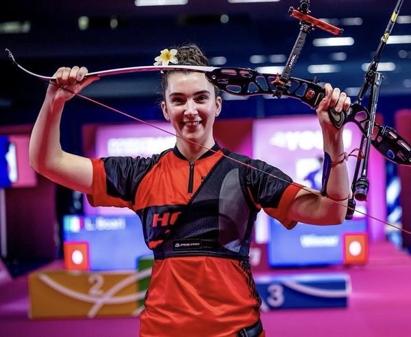 Marie Horáčková slaví zlato v Lausanne.