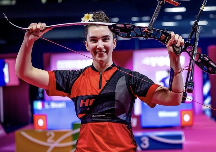 Marie Horáčková slaví zlato v Lausanne.