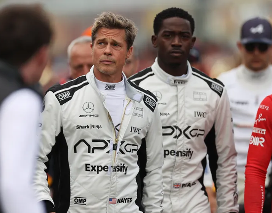 Záběr z filmu F1: The Movie (2025)