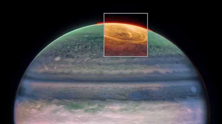 Nové snímky z vesmírného teleskopu Jamese Webba odhalily zářivé polární záře na Jupiteru v dosud nevídaných detailech.