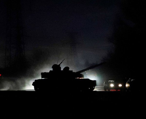 Tanky v ulicích Tripolisu.