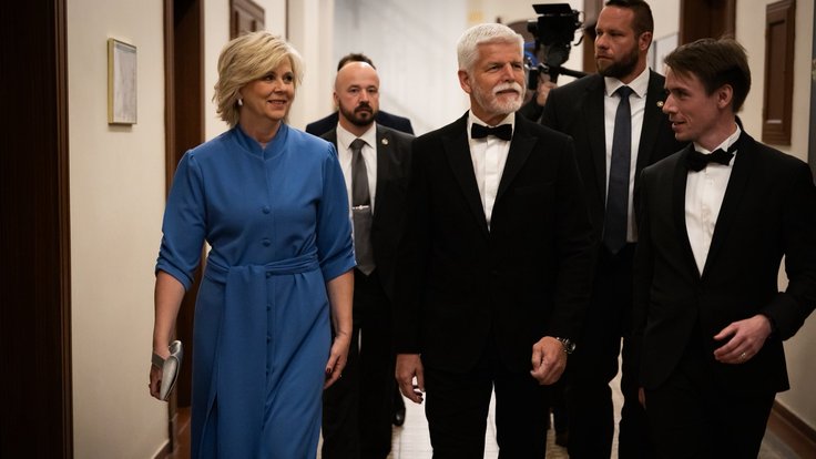 Prezident Petr Pavel a Eva Pavlová