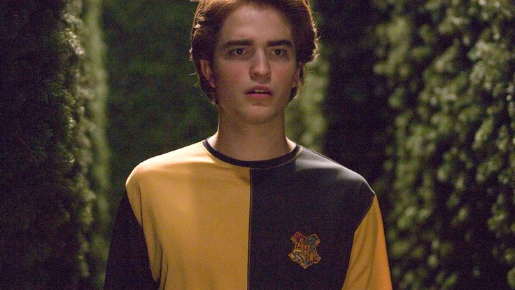 Robert Pattinson jako Cederic Diggory ze čtvrtého dílu Harryho Pottera.