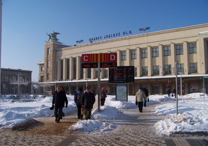 Hlavní nádraží v Hradci Králové