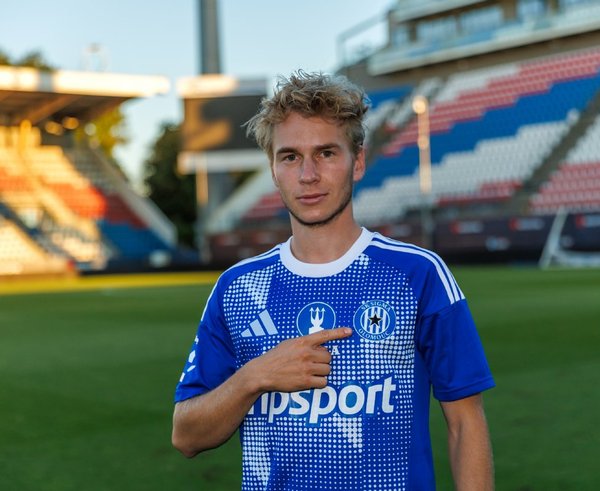 Michal Beran v dresu Sigmy Olomouc.