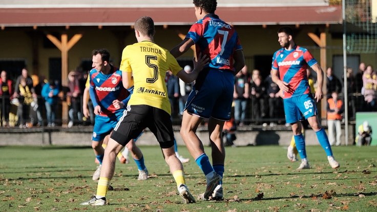 Plzeň zavítala na hřiště týmu ze 4. ligy.