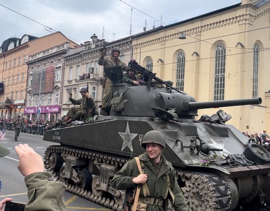 Slavnosti svobody Plzeň-tank Sherman