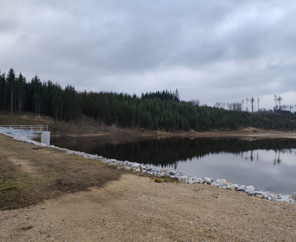 nová nádrž na Vysočině