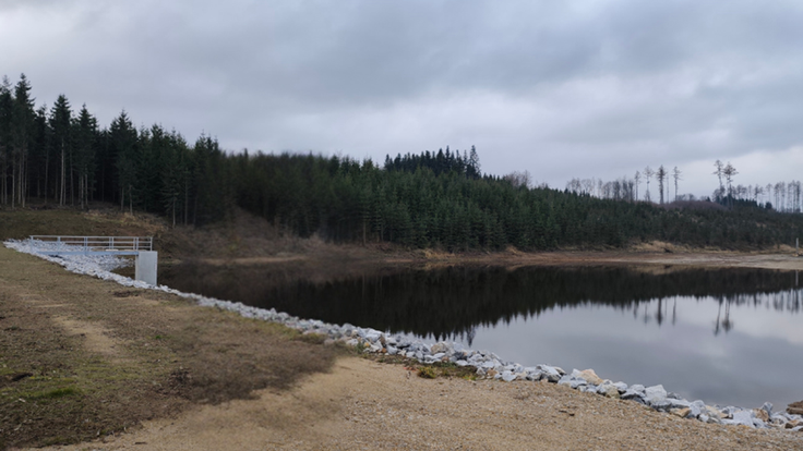 nová nádrž na Vysočině