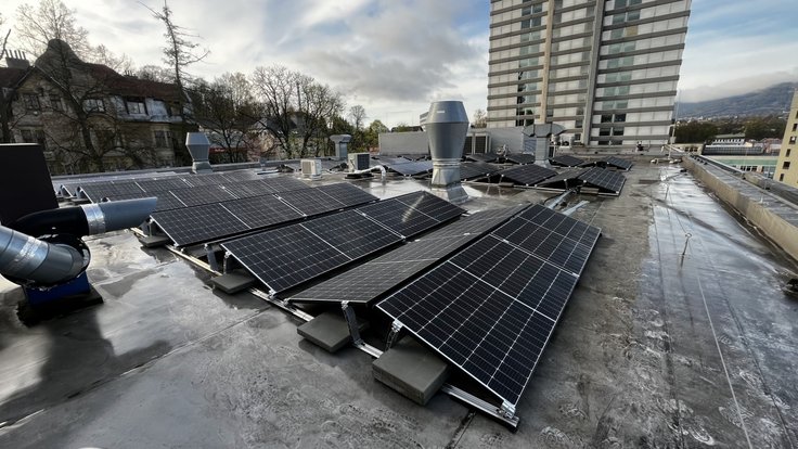 Solární elektrárna na budově Krajského úřadu Libereckého kraje