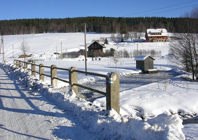 Kvilda,_od_Kvildského_potoka_směr_Orel