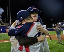 Čeští baseballisté během domácího evropského šampionátu.
