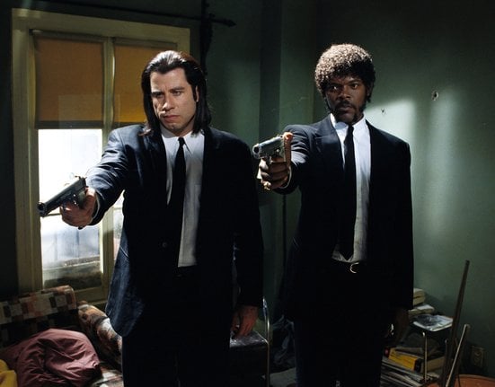 Záběr z filmu Pulp Fiction