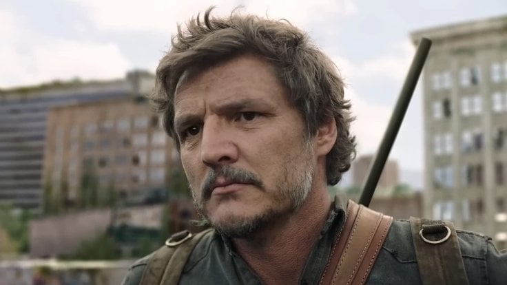 Pedro Pascal v seriálu The Last of Us.