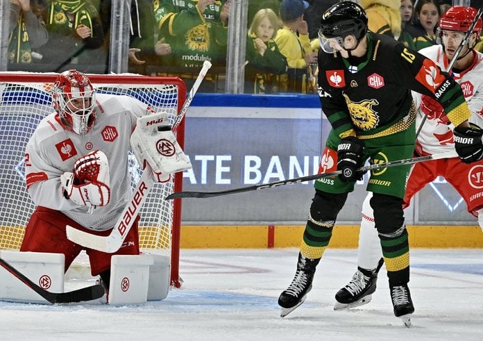 Třinecký gólman Marek Mazanec.