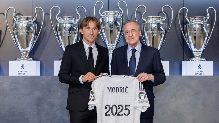 Luka Modrić pokračuje v Realu