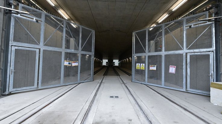 Nejdelší tramvajový tunel v  Brně