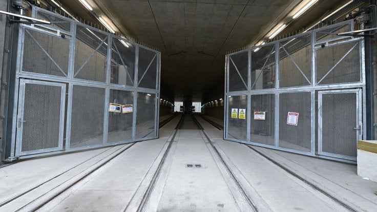 Nejdelší tramvajový tunel v  Brně