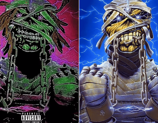 OsamaSon album artwork dispute iron maiden