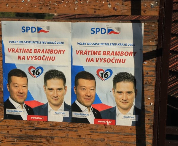 Overview_of_regional_election_2020_advertising_of_SPD_in_Kozlov,_Havlíčkův_Brod_District