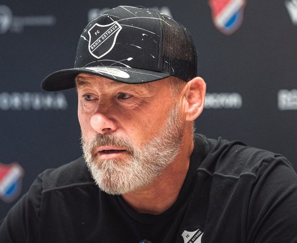 Trenér Baníku Pavel Hapal před utkáním s Celje.