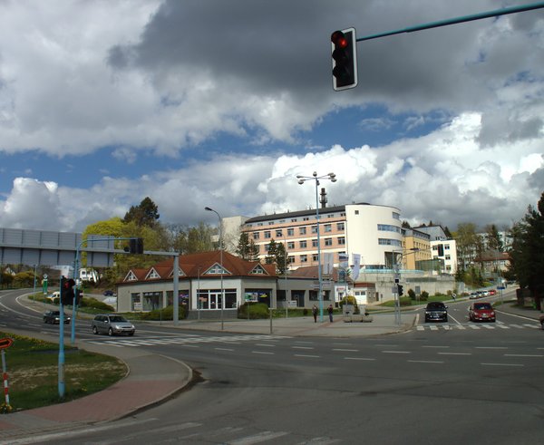 Pelhřimov,_křižovatka