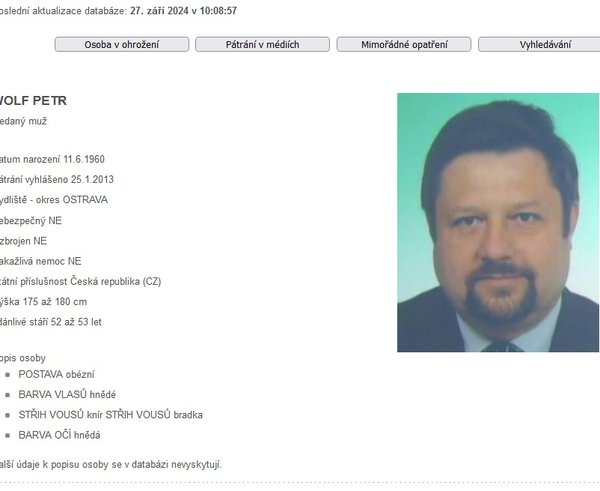 Petr_Wolf,_wanted_person