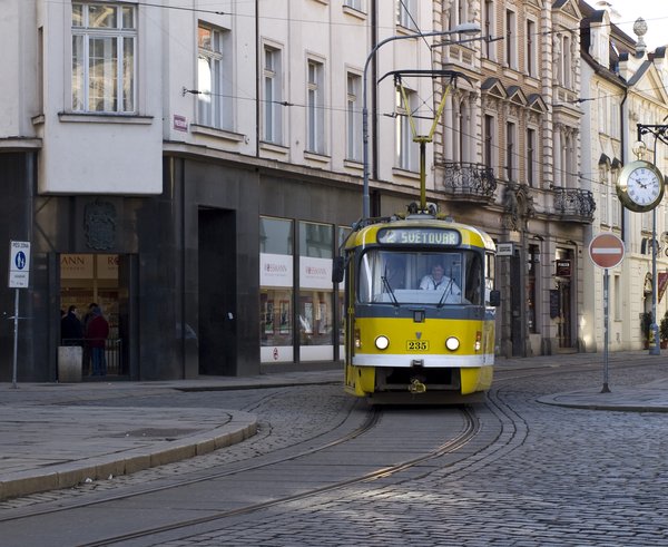 tramvaj Plzeň náměstí Republiky