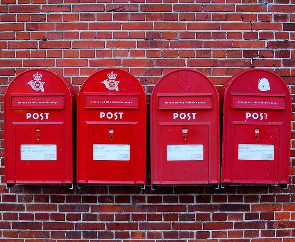 Post_Danmark_Post_boxes_in_Fåborg,_Denmark