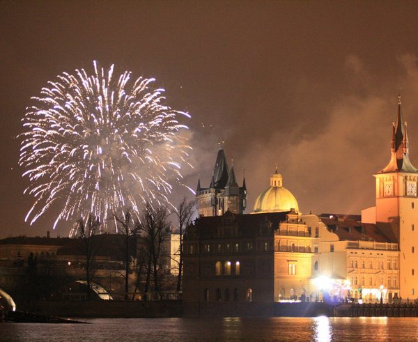 Praha ohňostroj