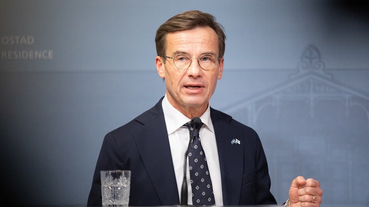 Švédský premiér Ulf Kristersson