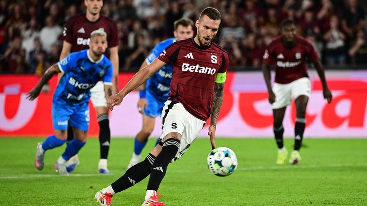 Lukáš Haraslín proměnil penaltu.