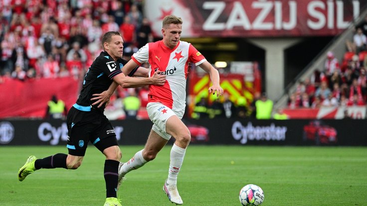 Matěj Vydra v souboji s Davidem Zimou.