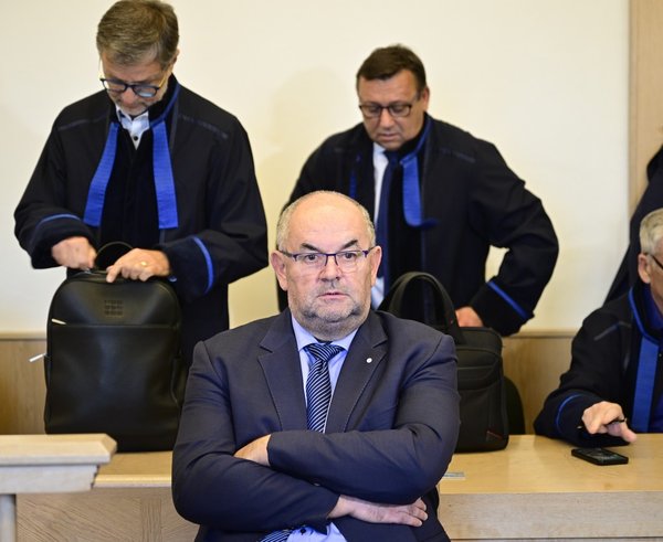 Miroslav Pelta před soudem.