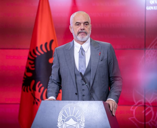 Albánský premiér Edi Rama.