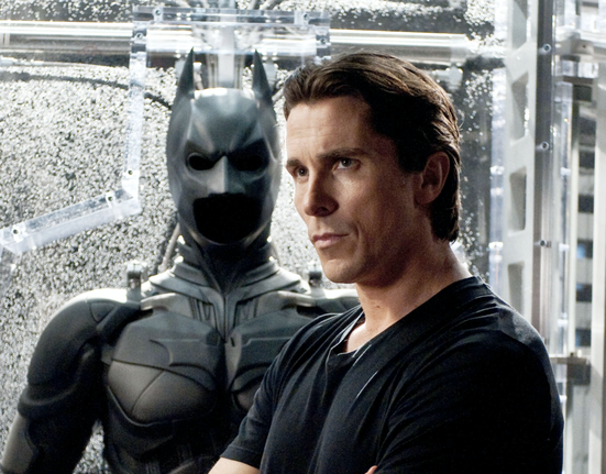 Christina Bale jako Bruce Wayne v trilogii o Batmanovi