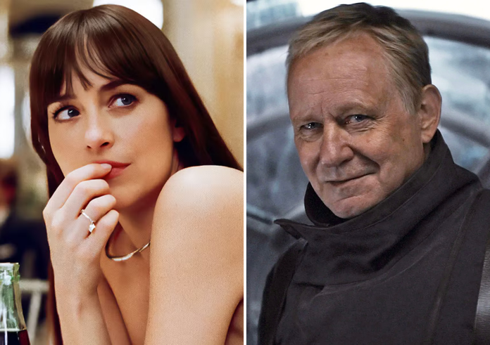 Dakota Johnson a Stellan Skarsgård