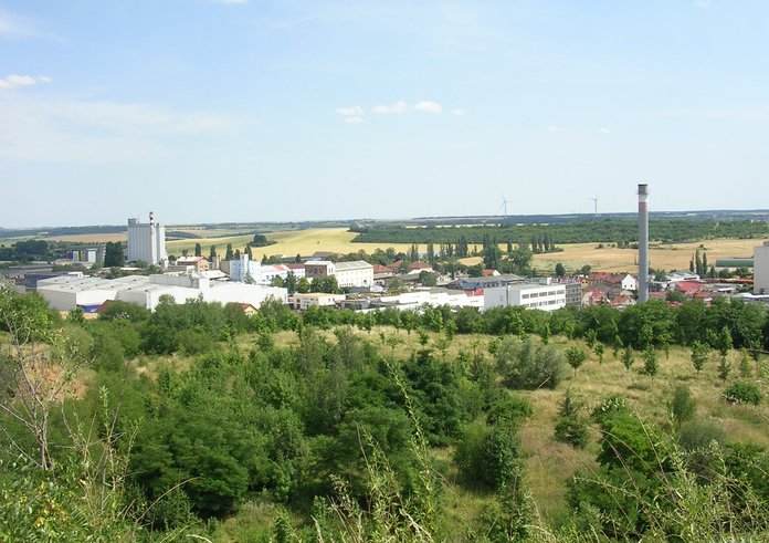 průmyslová zóna Slaný