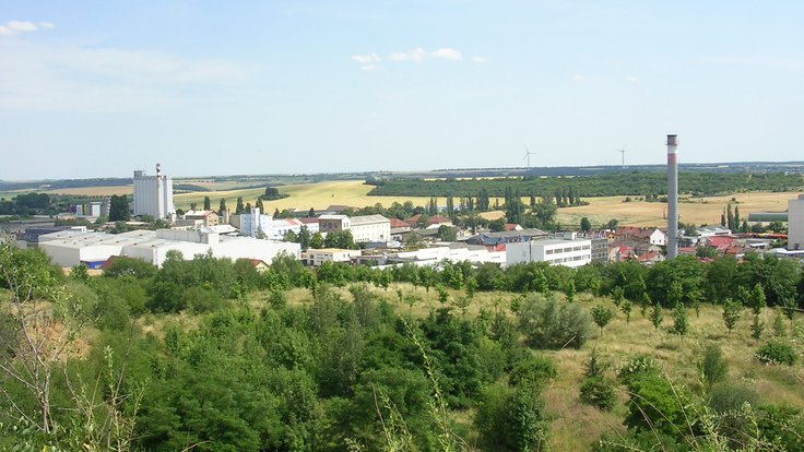 průmyslová zóna Slaný