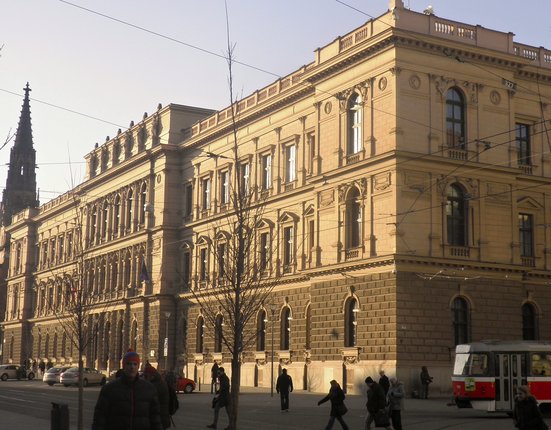 Budova Ústavního soudu v Brně.