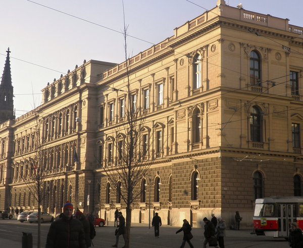 Budova Ústavního soudu v Brně.