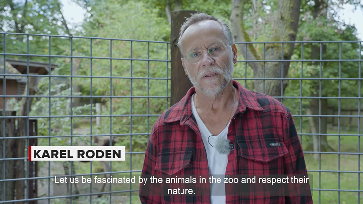 Karel Roden v kampani Nekrmte zvířata v zoo