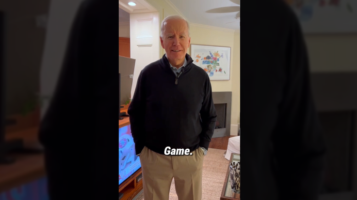 Americký prezident Joe Biden ve svém prvním videu na TikToku.