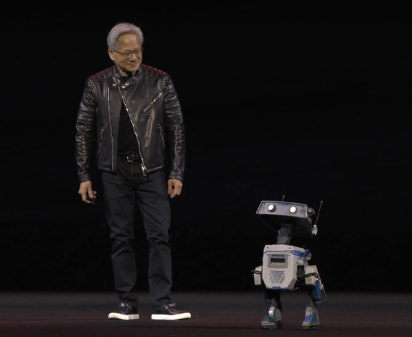 Nvidia představila svého prvního humanoidního robota jménem Blue