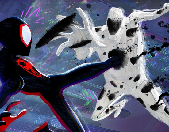 Záběr z filmu Spider-Man: Napříč paralelními světy